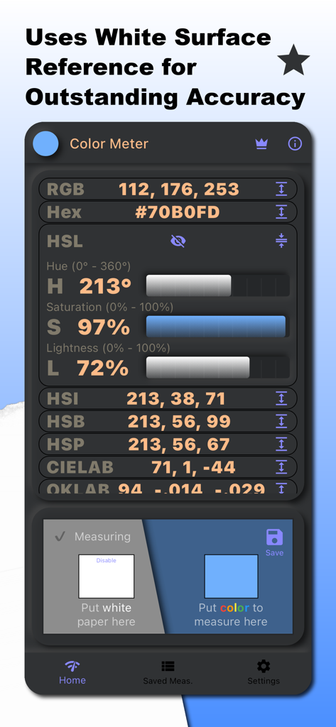 Colorimeter Camera Color Meter - Utilities App | MWM