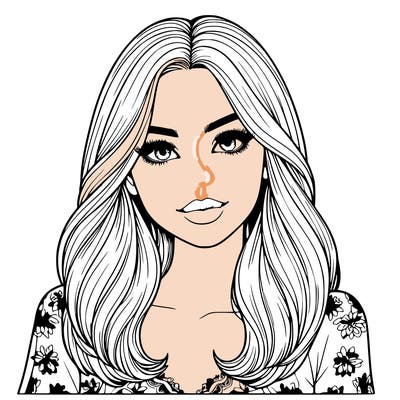 realistic beautiful girl