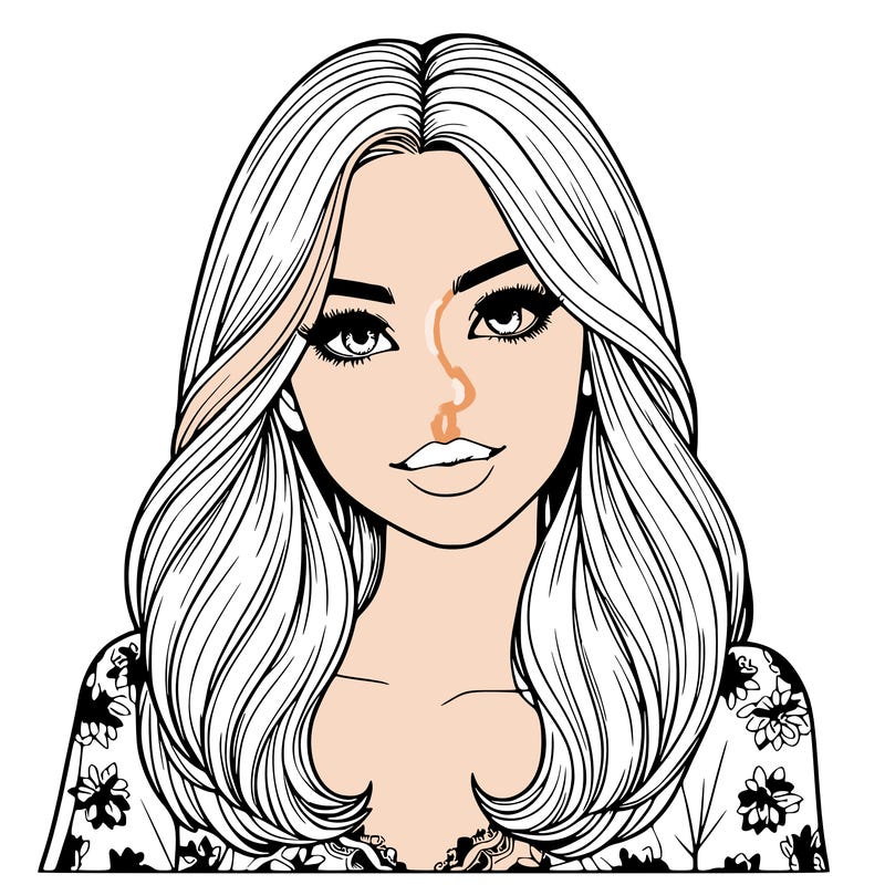 realistic beautiful girl