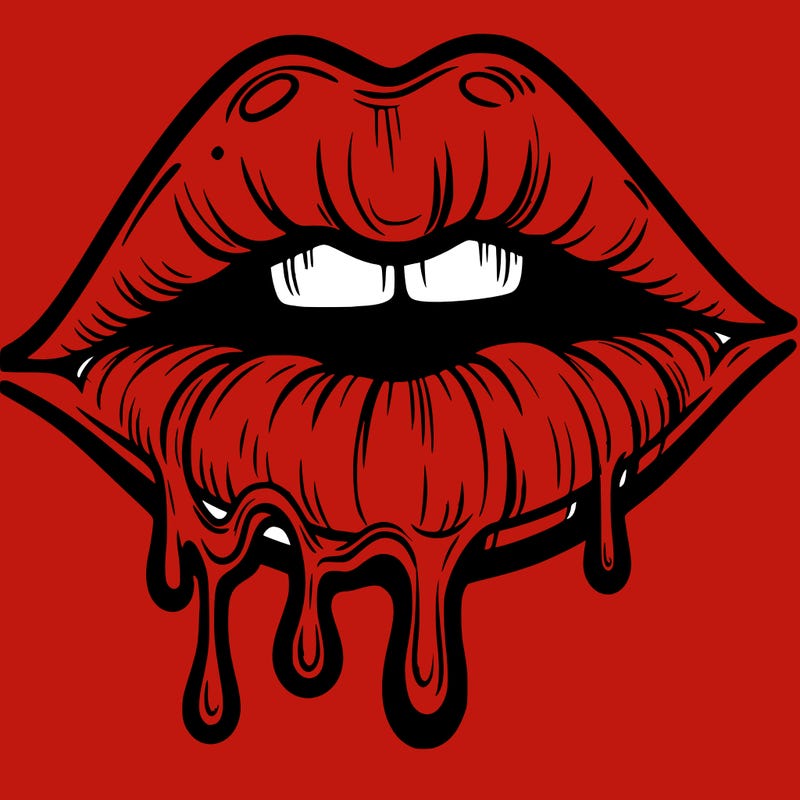 lips that look realistic and drip