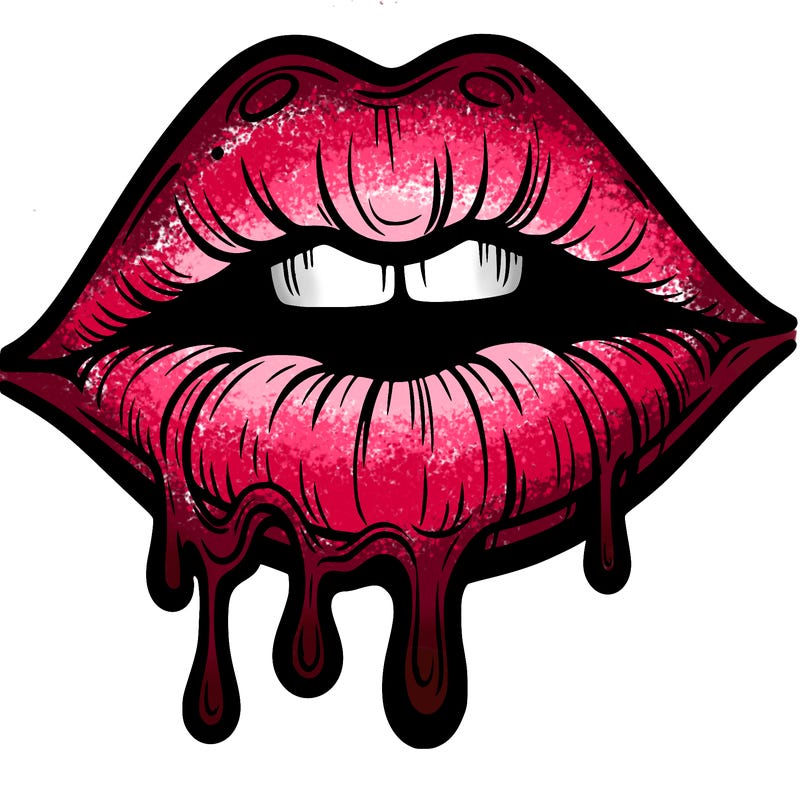 lips that look realistic and drip