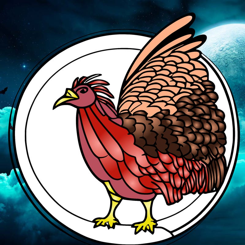 a big turkey on a plate
