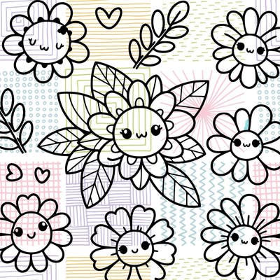 cute flower patterns