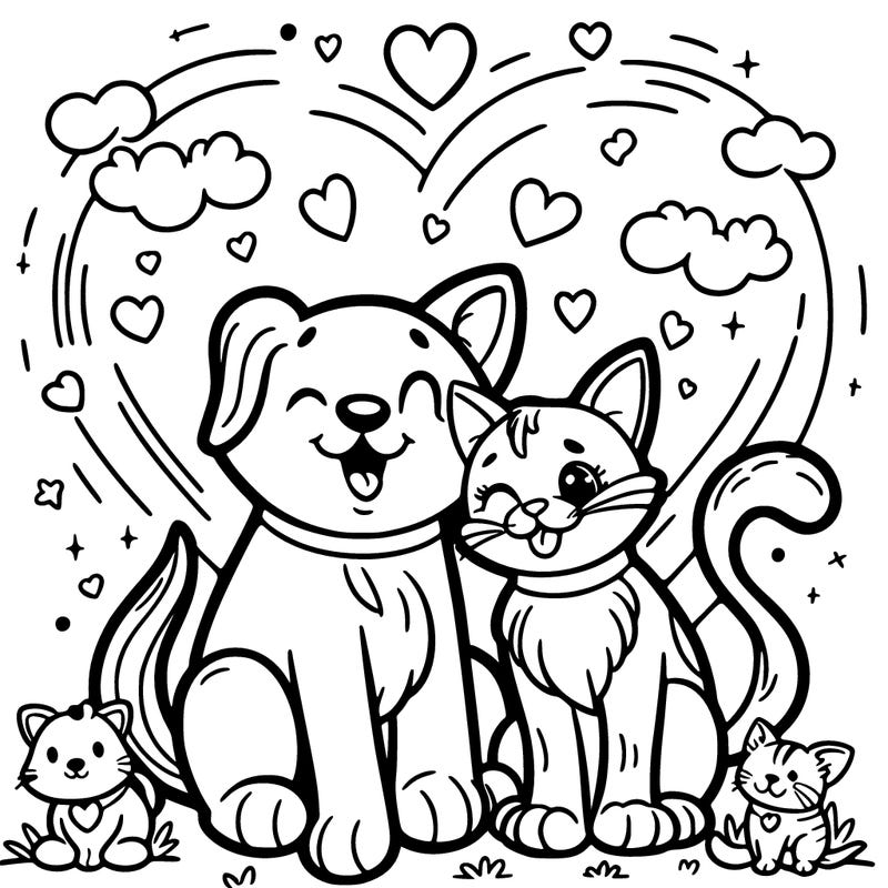 pets in love