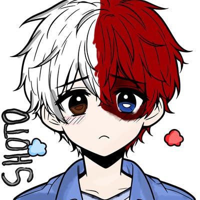 anime soft boy sad expression