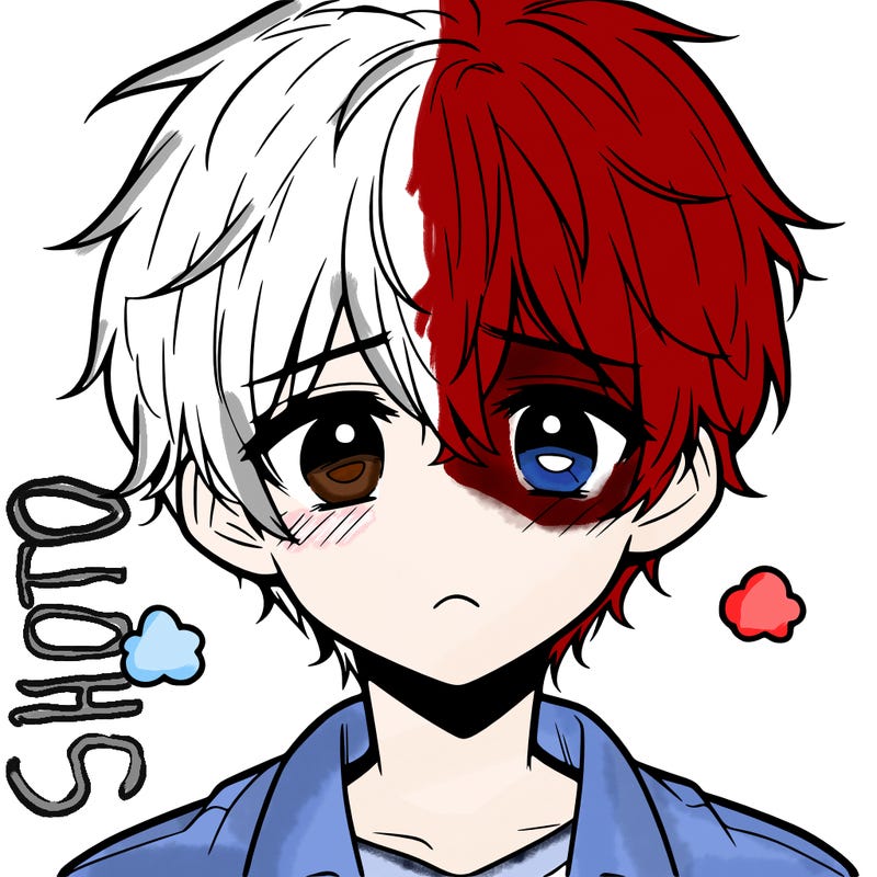 anime soft boy sad expression