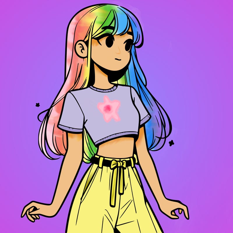 girl in a cute crop top