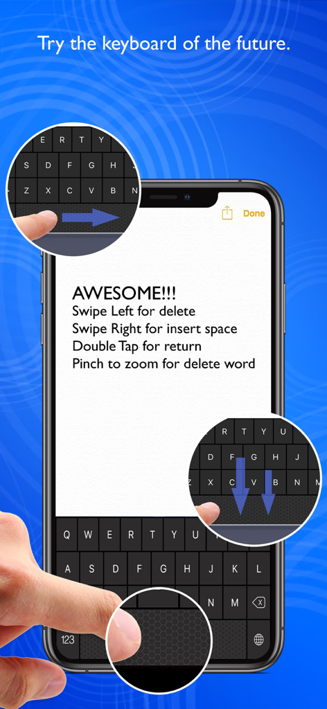Swipe Keyboard Simple - Productivity App | MWM