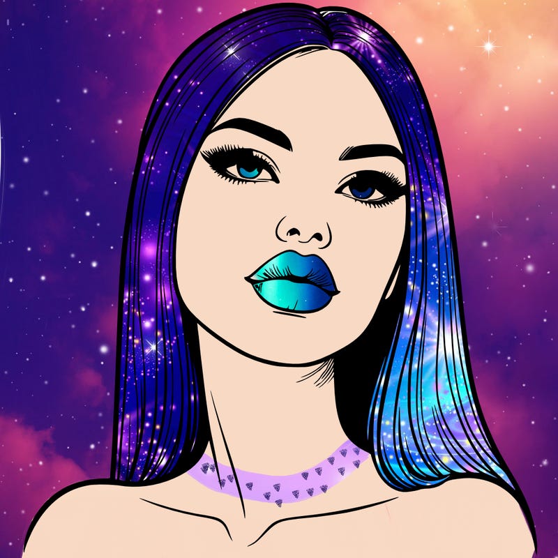 realistic woman with full lips