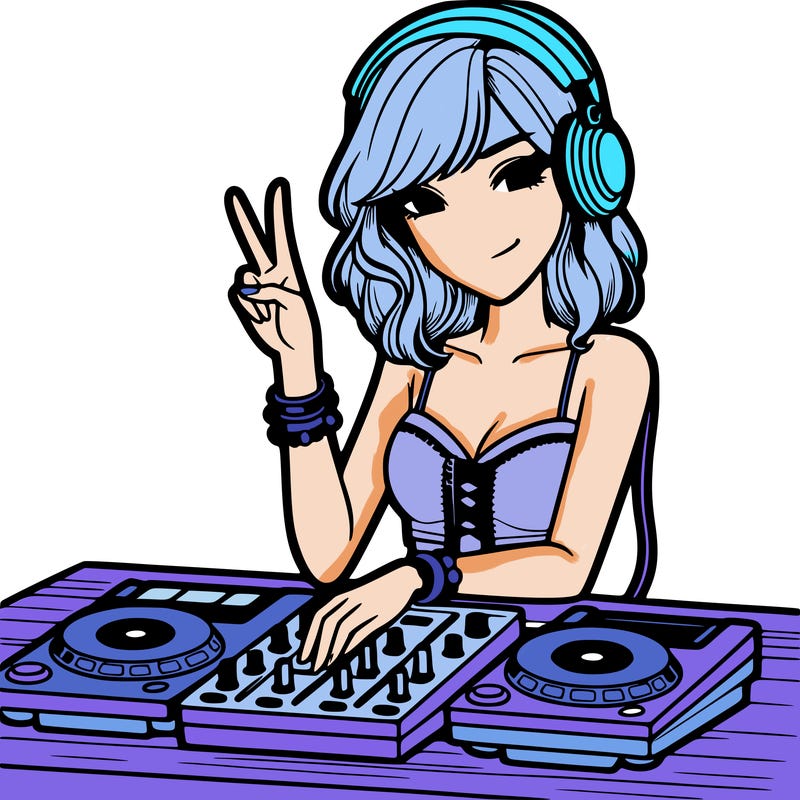 woman dj party