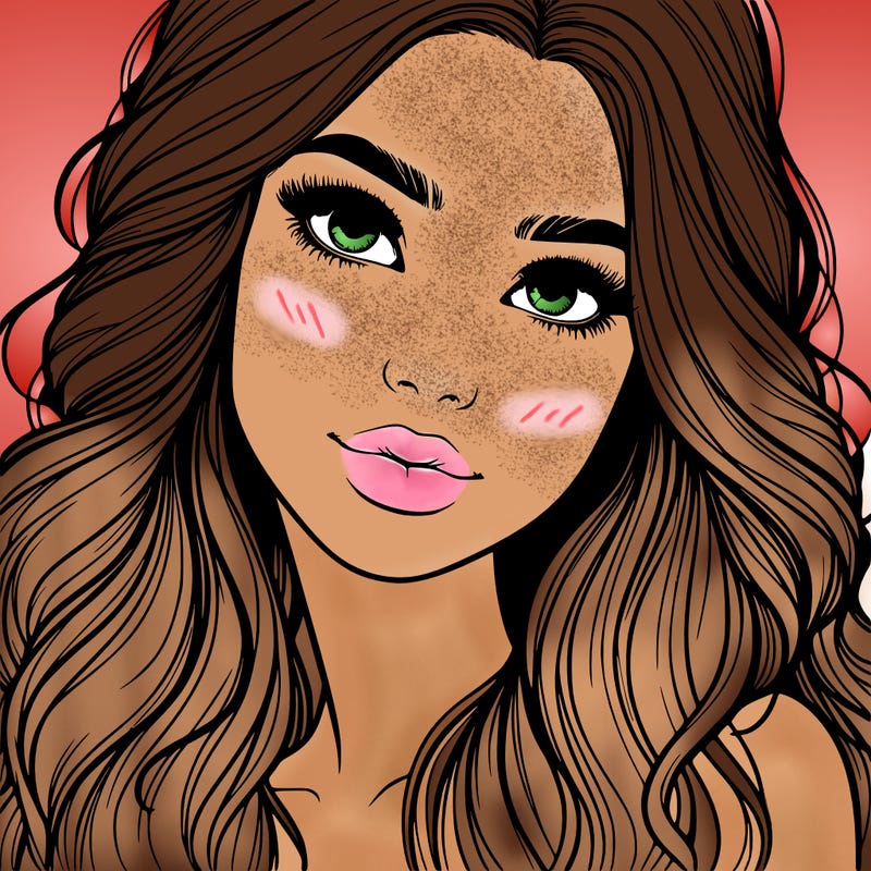 beautiful realistic girl