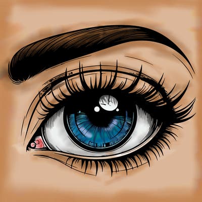realistic eye