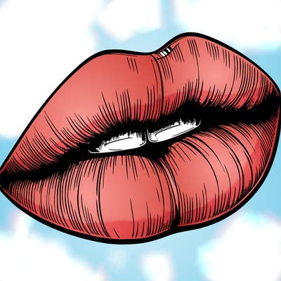 realistic lips