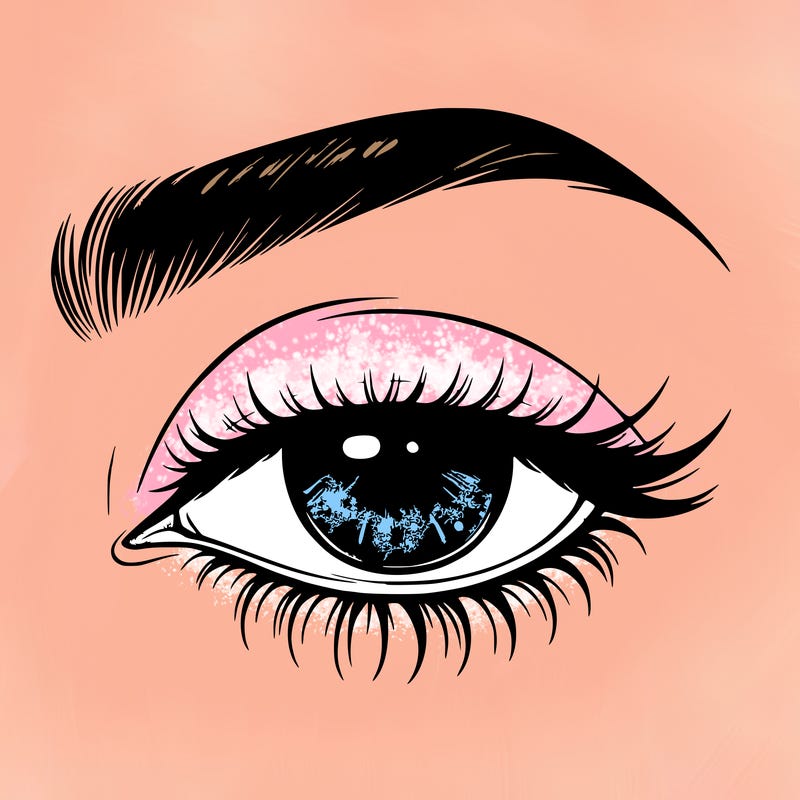 eye closed realistic