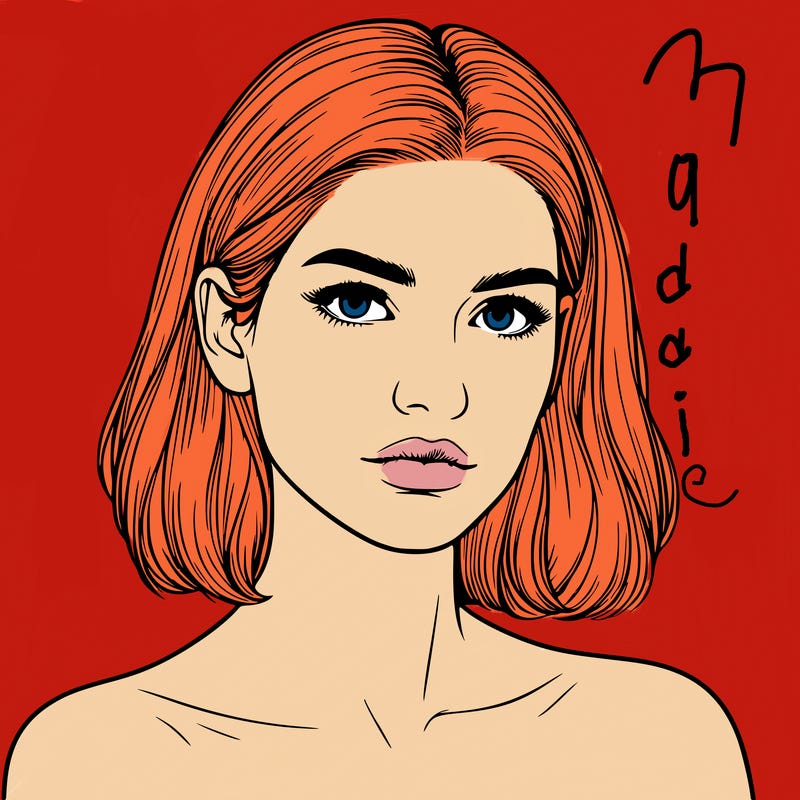 realistic portrait of woman