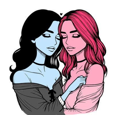 realistic girls in love