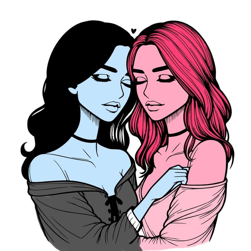 realistic girls in love