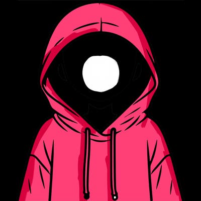 faceless girl in hoodie