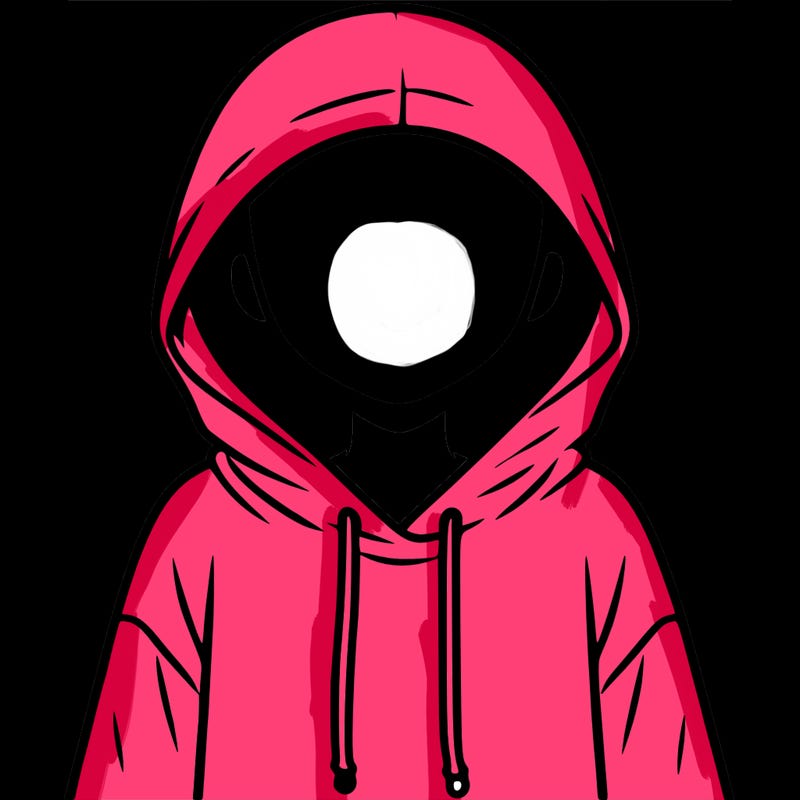 faceless girl in hoodie