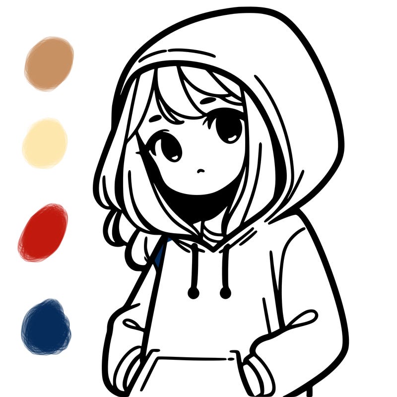 girl with hoodie