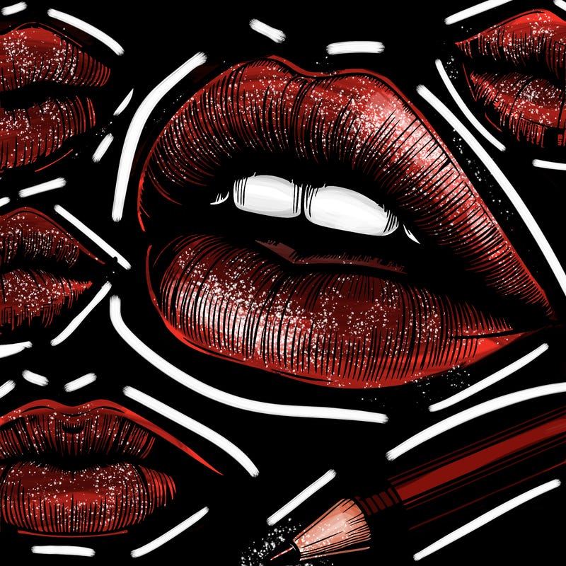 realistic  lips