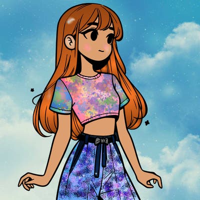 girl in a cute crop top