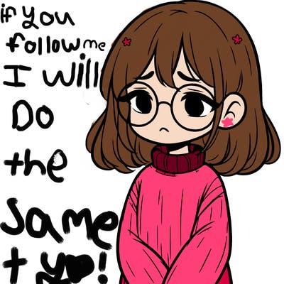 sad girl with glasses in a sweater