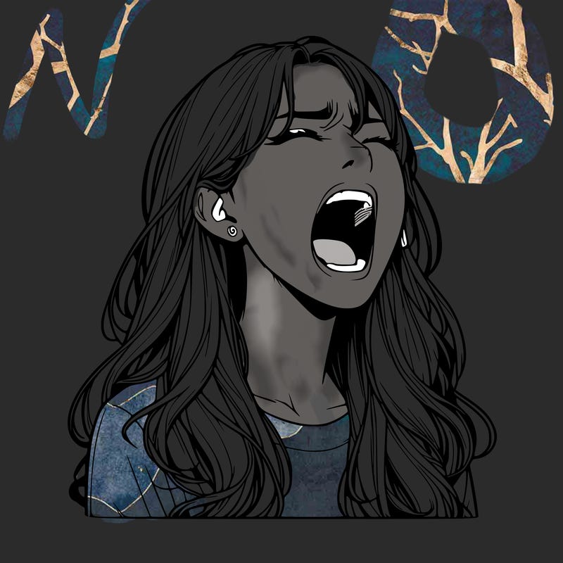 screaming realistic, girl