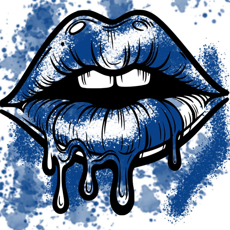 lips that look realistic and drip