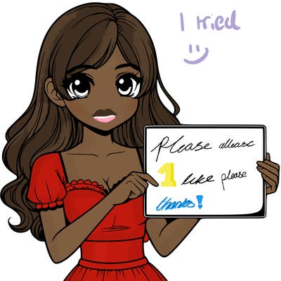 realistic pretty girl holding blank sign