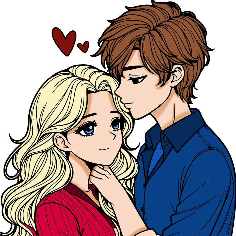 realistic boy and girl romance