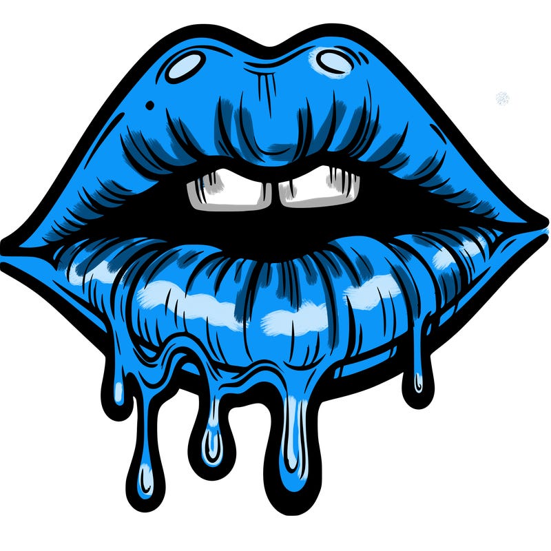 lips that look realistic and drip