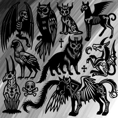 gothic animals