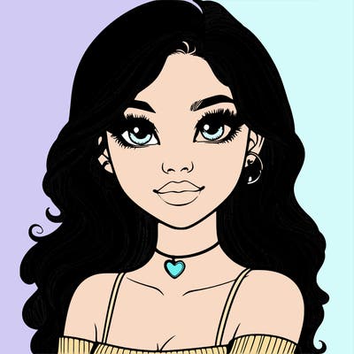 realistic pretty girl