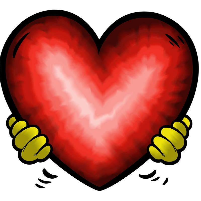 massive empty heart