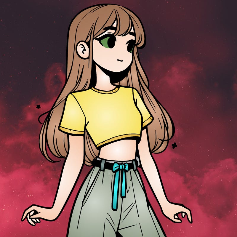 girl in a cute crop top