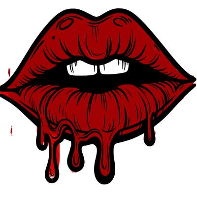 lips that look realistic and drip