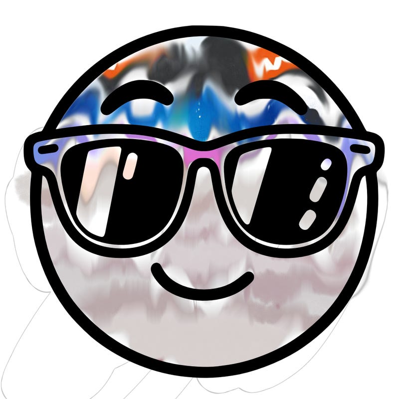 emoji with sunglasses