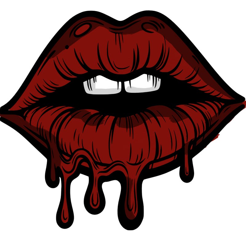 lips that look realistic and drip