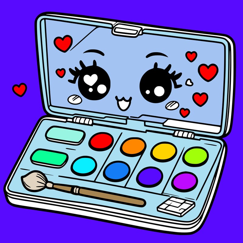 makeup pallet