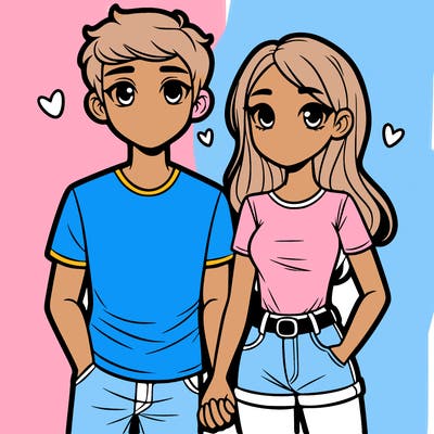 boyfriend and girlfriend