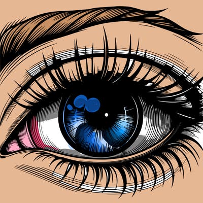 realistic eye