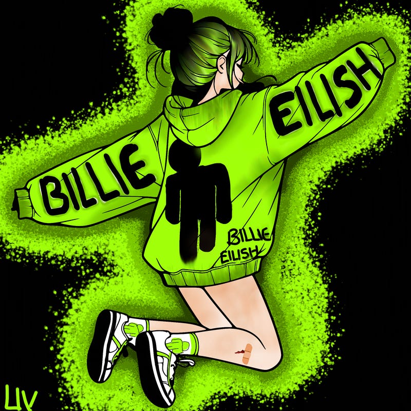 realistic girl jumping with a bun and oversized sweatshirt