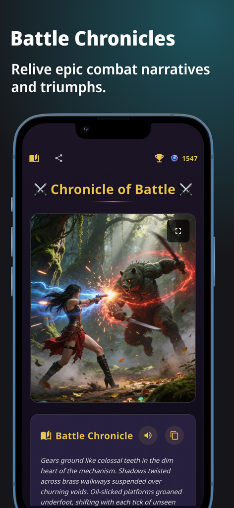 Taleborn: AI Hero Story RPG - Games App | MWM