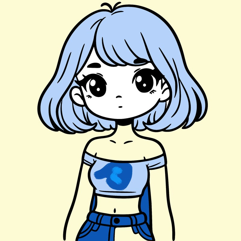 girl in a cute crop top