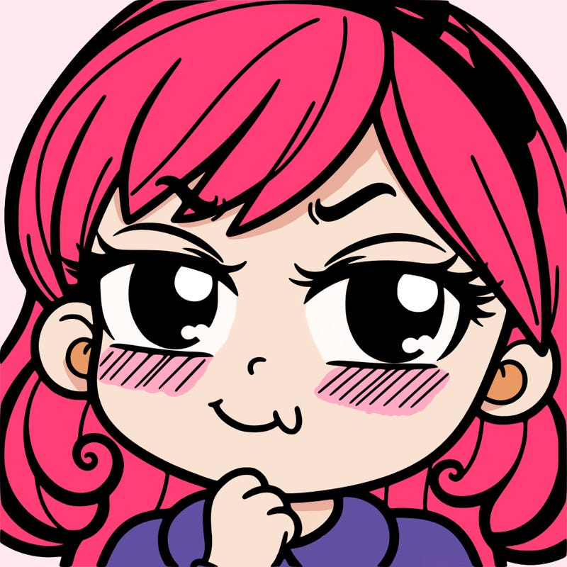 a girl with a nauty look on her face