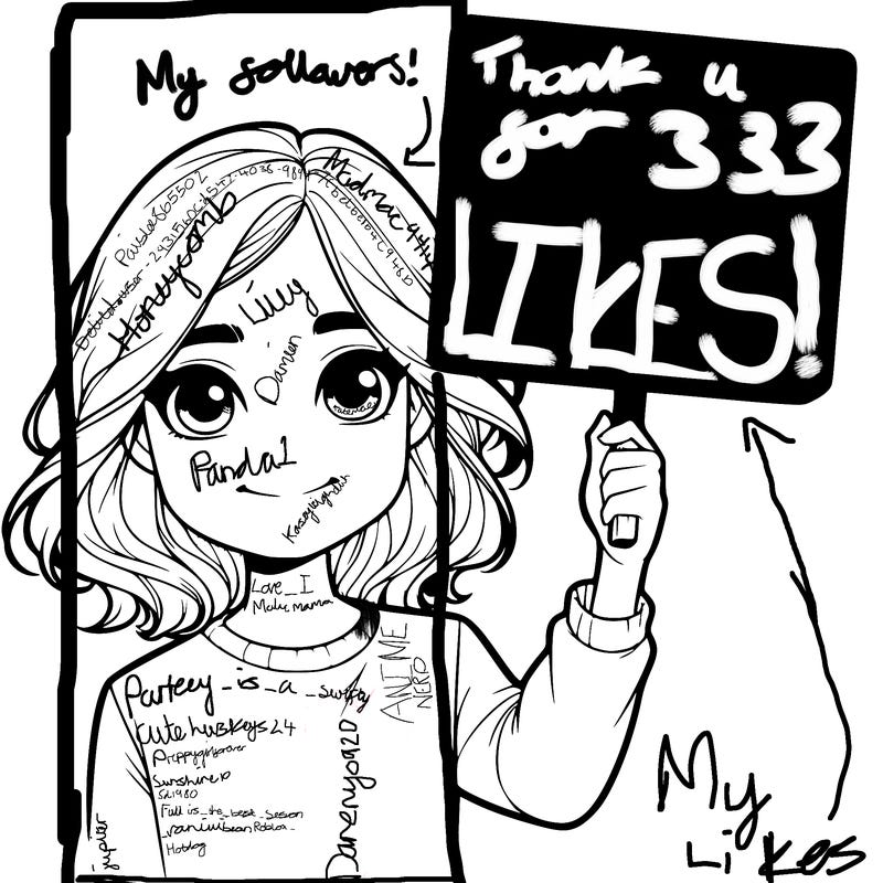 realistic girl holding up a sign