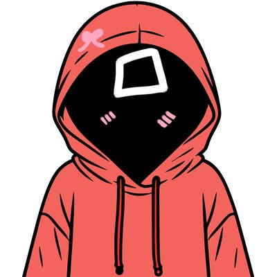 faceless girl in hoodie