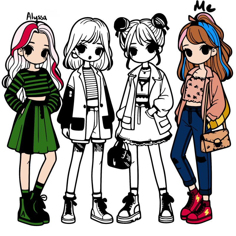 girls with fashion