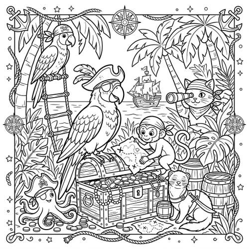 Pirate Parrots & Companions